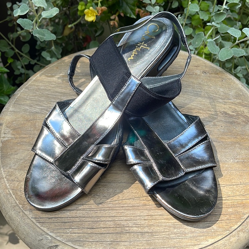 Cole Haan Nike Air Silver Sandals